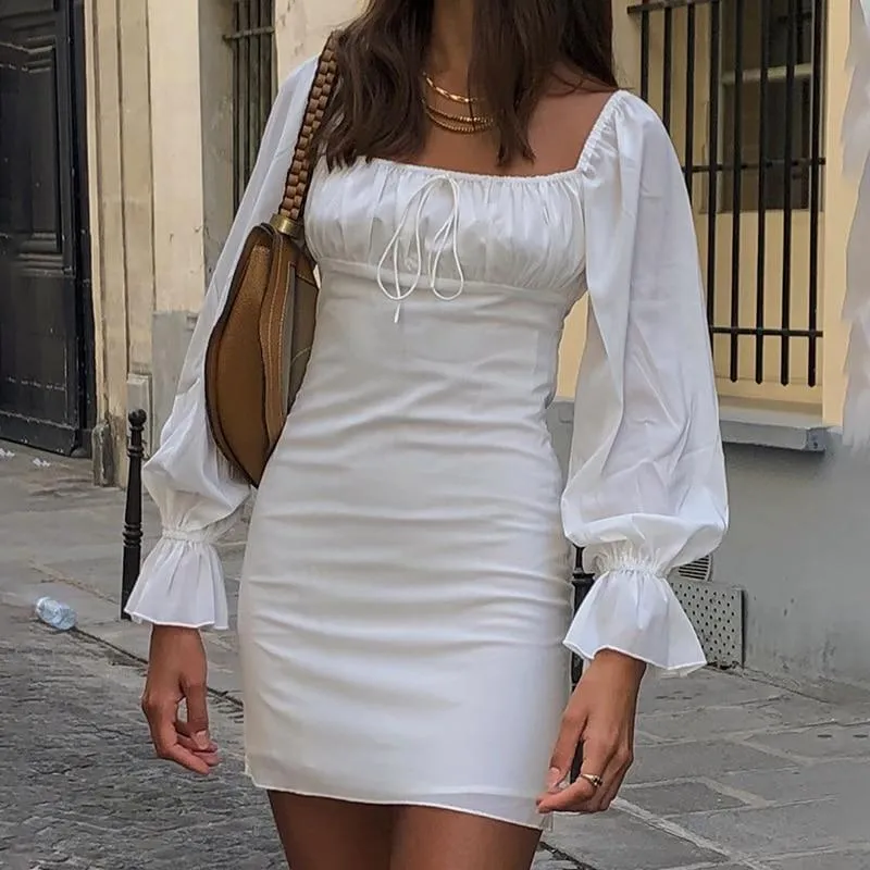 Ruched Bodycon Mini Dress