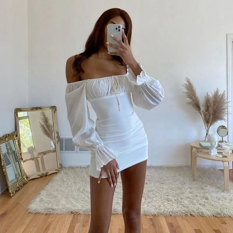 Ruched Bodycon Mini Dress