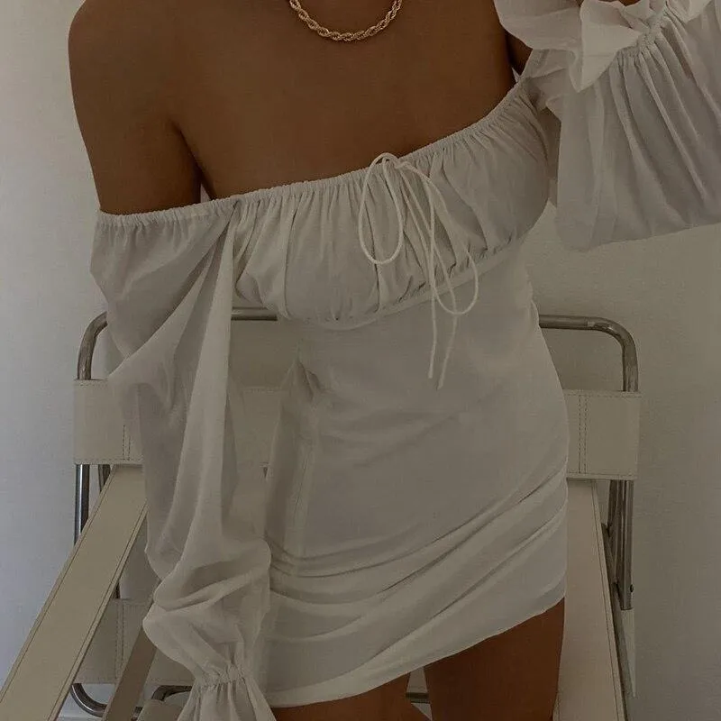 Ruched Bodycon Mini Dress