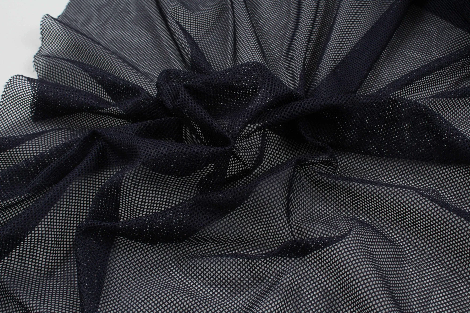 Seaqual™ Recycled Polyester Eyelet Mesh - Navy (Remnant)