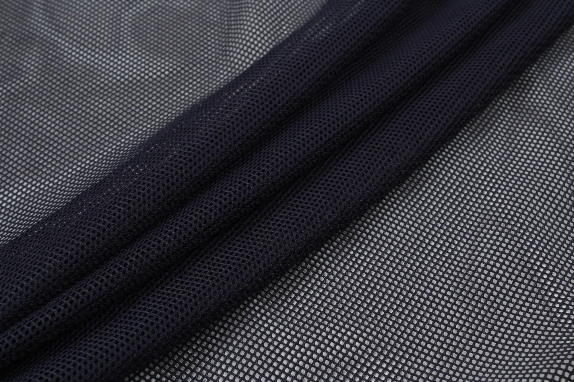 Seaqual™ Recycled Polyester Eyelet Mesh - Navy (Remnant)