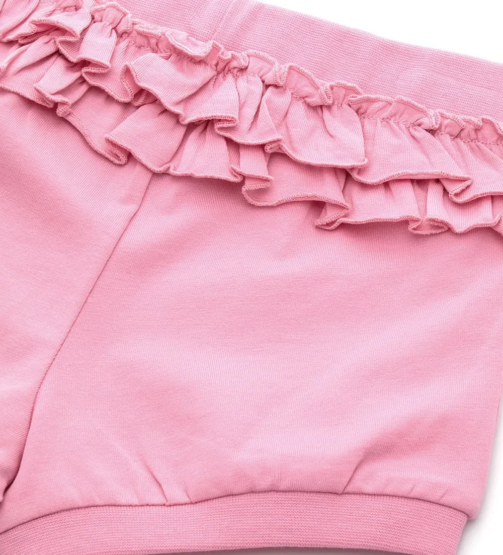 SHORTS WITH RUFFLES
