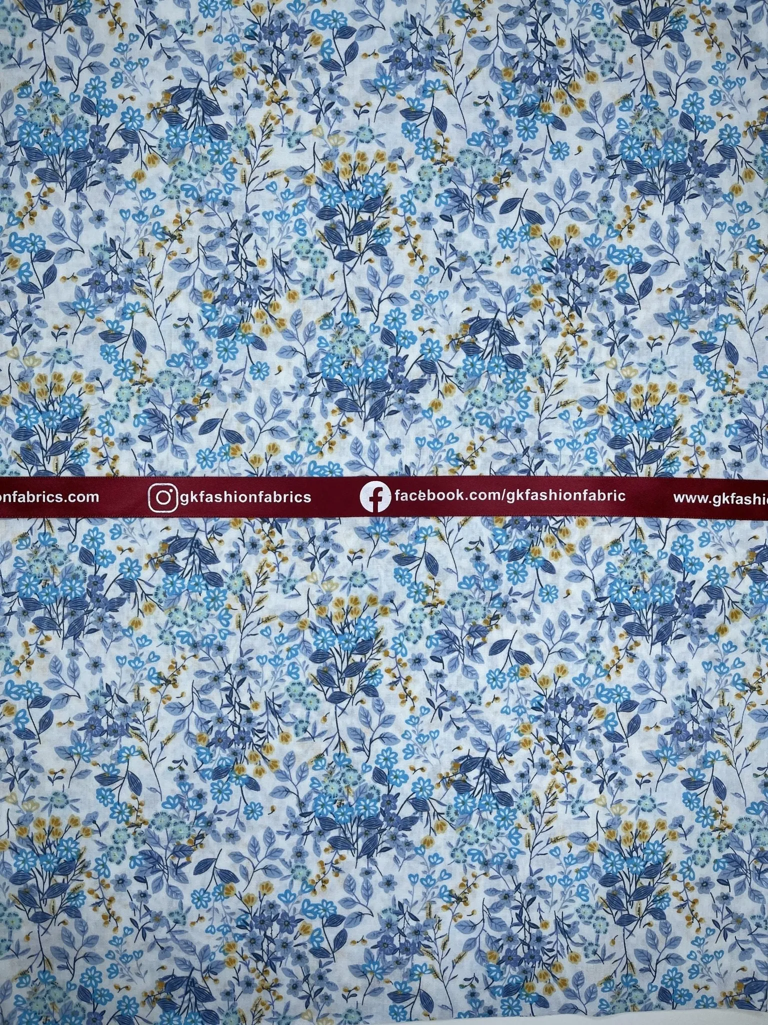 Summer Vibes Floral  Print  - Washed 100% Cotton Poplin  - 8061