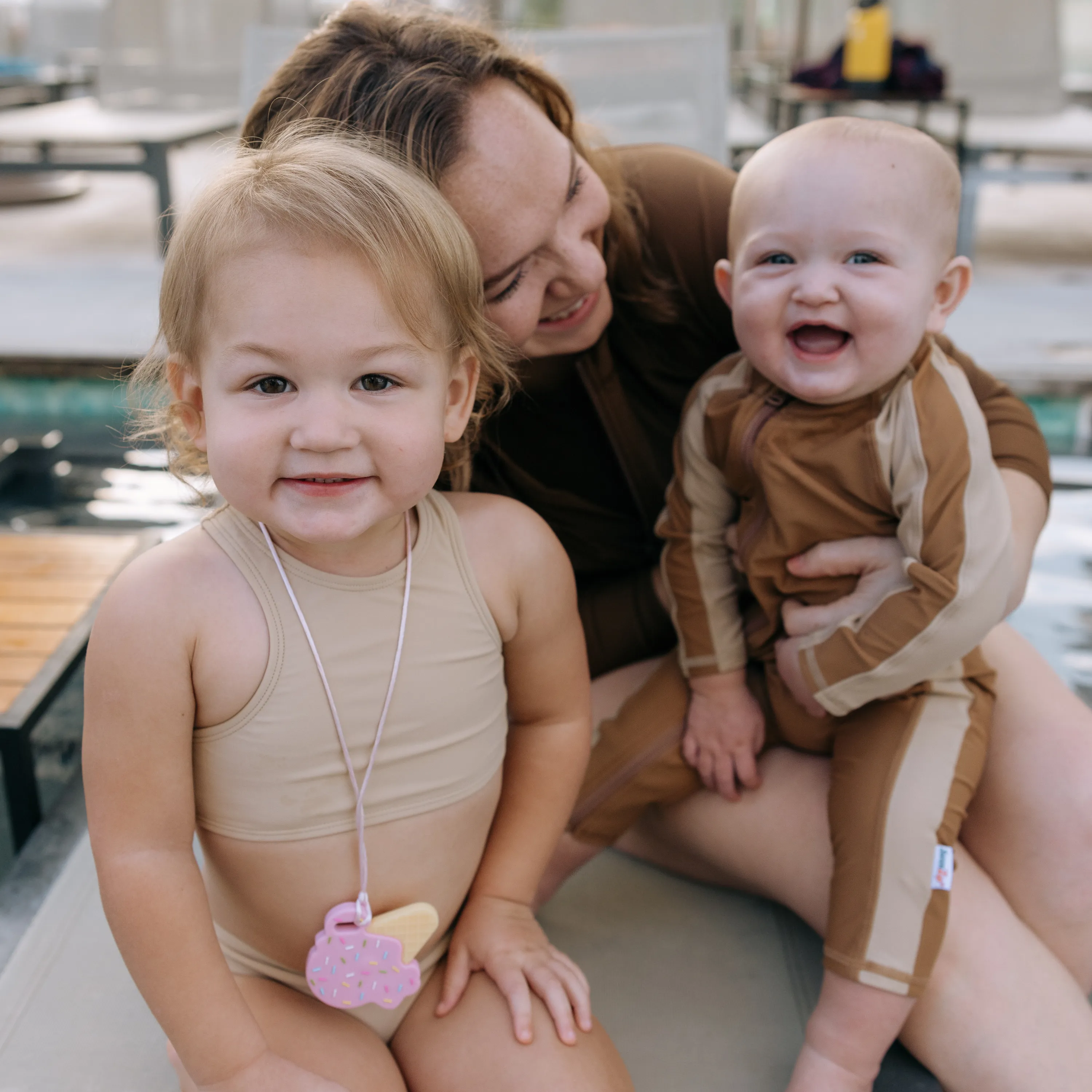 Sunsuit - Long Sleeve Romper Swimsuit | "Canyon Haze"