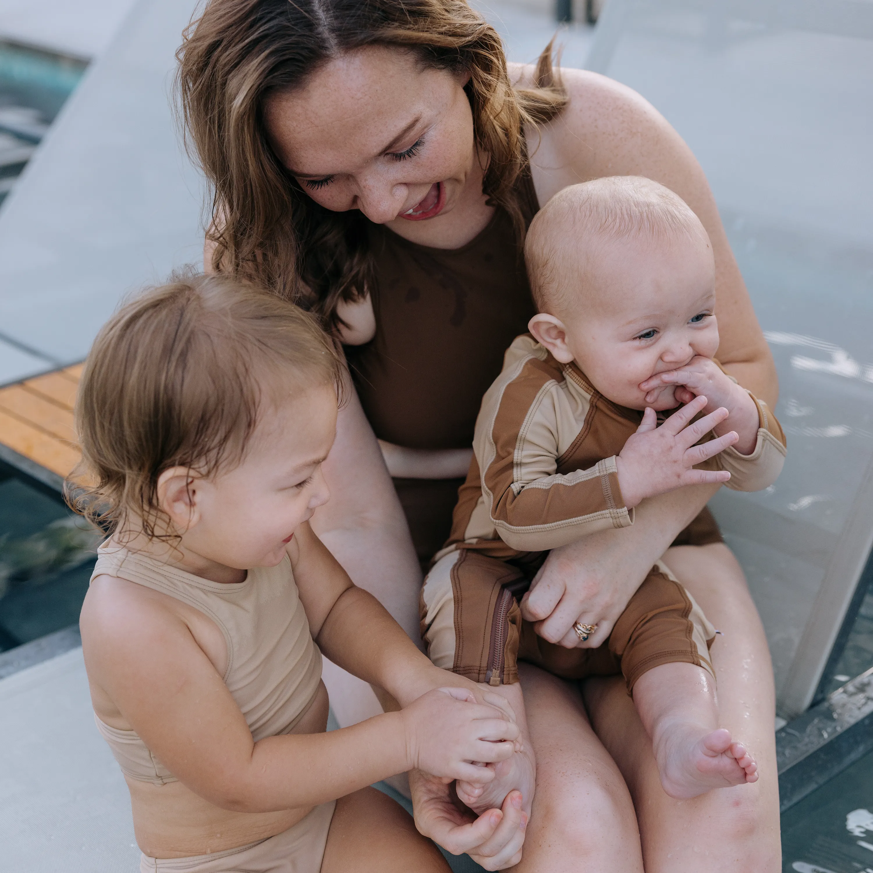 Sunsuit - Long Sleeve Romper Swimsuit | "Canyon Haze"