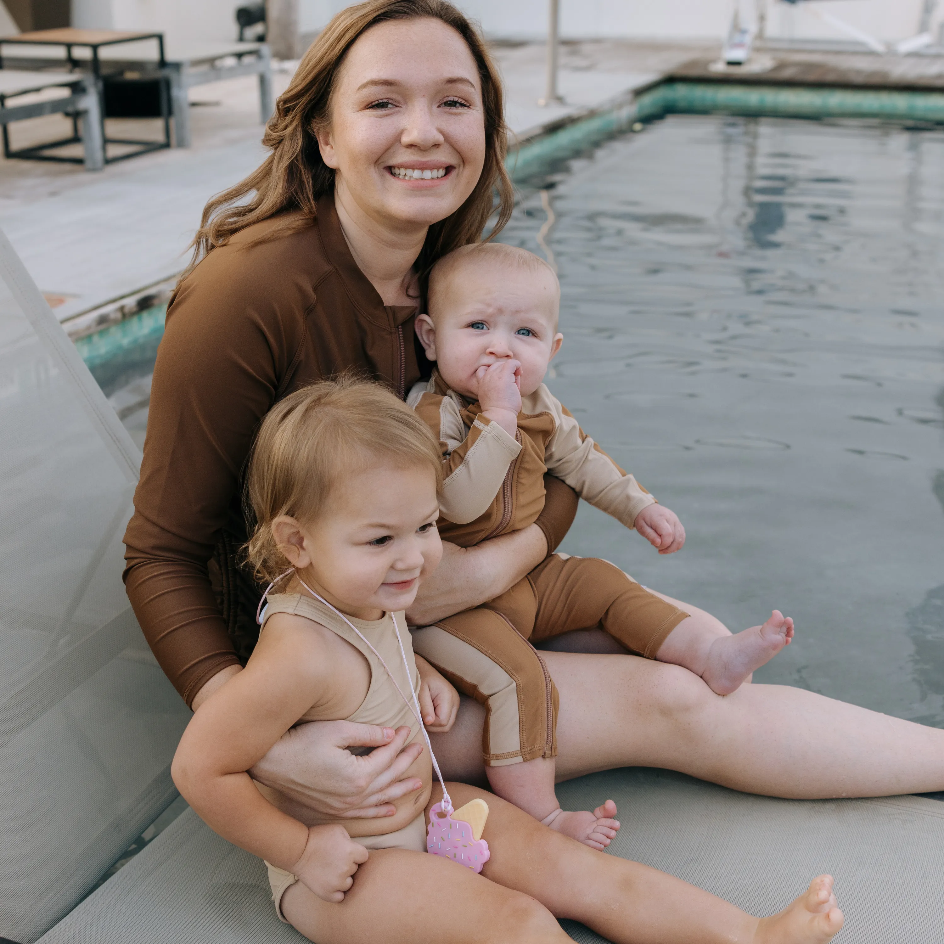 Sunsuit - Long Sleeve Romper Swimsuit | "Canyon Haze"