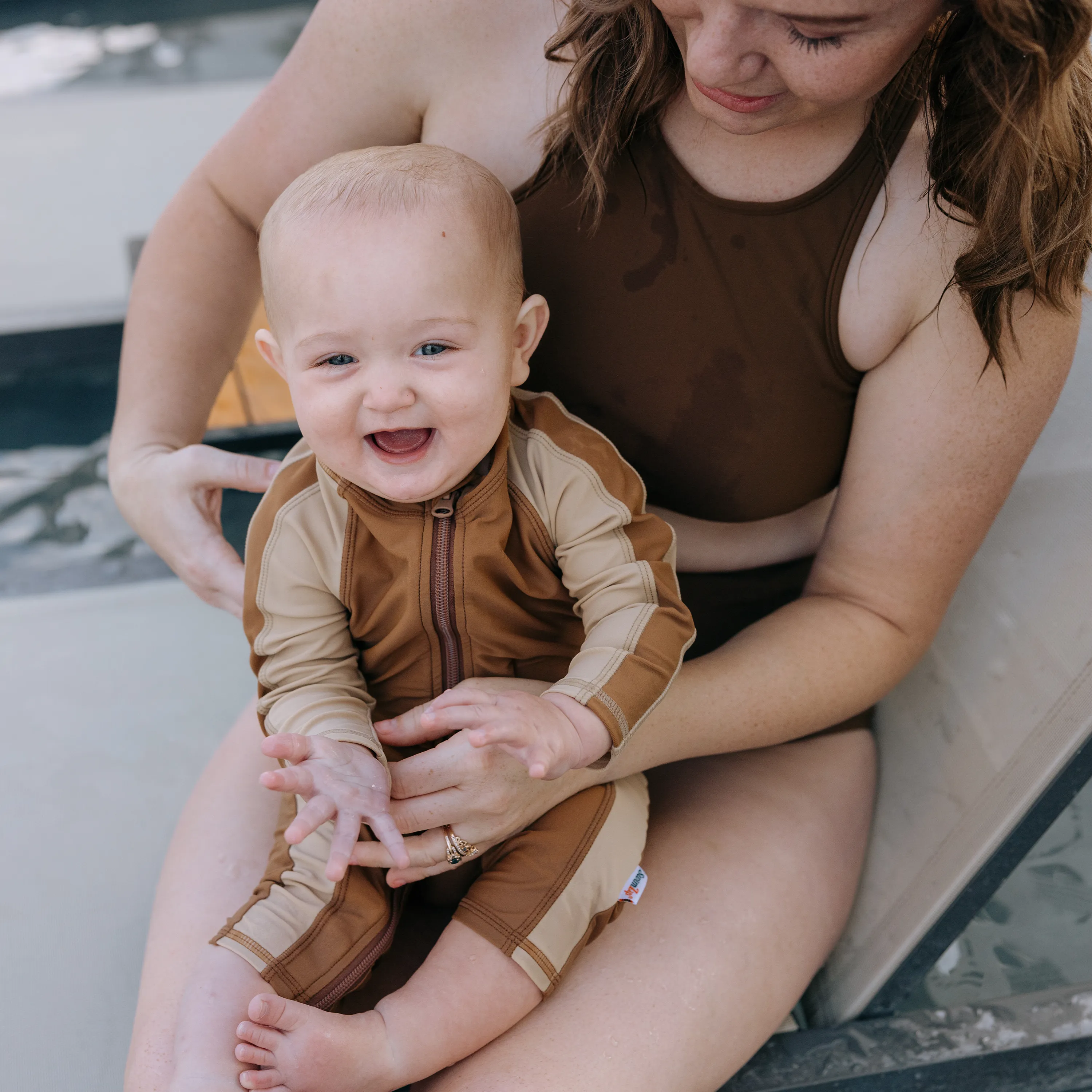 Sunsuit - Long Sleeve Romper Swimsuit | "Canyon Haze"