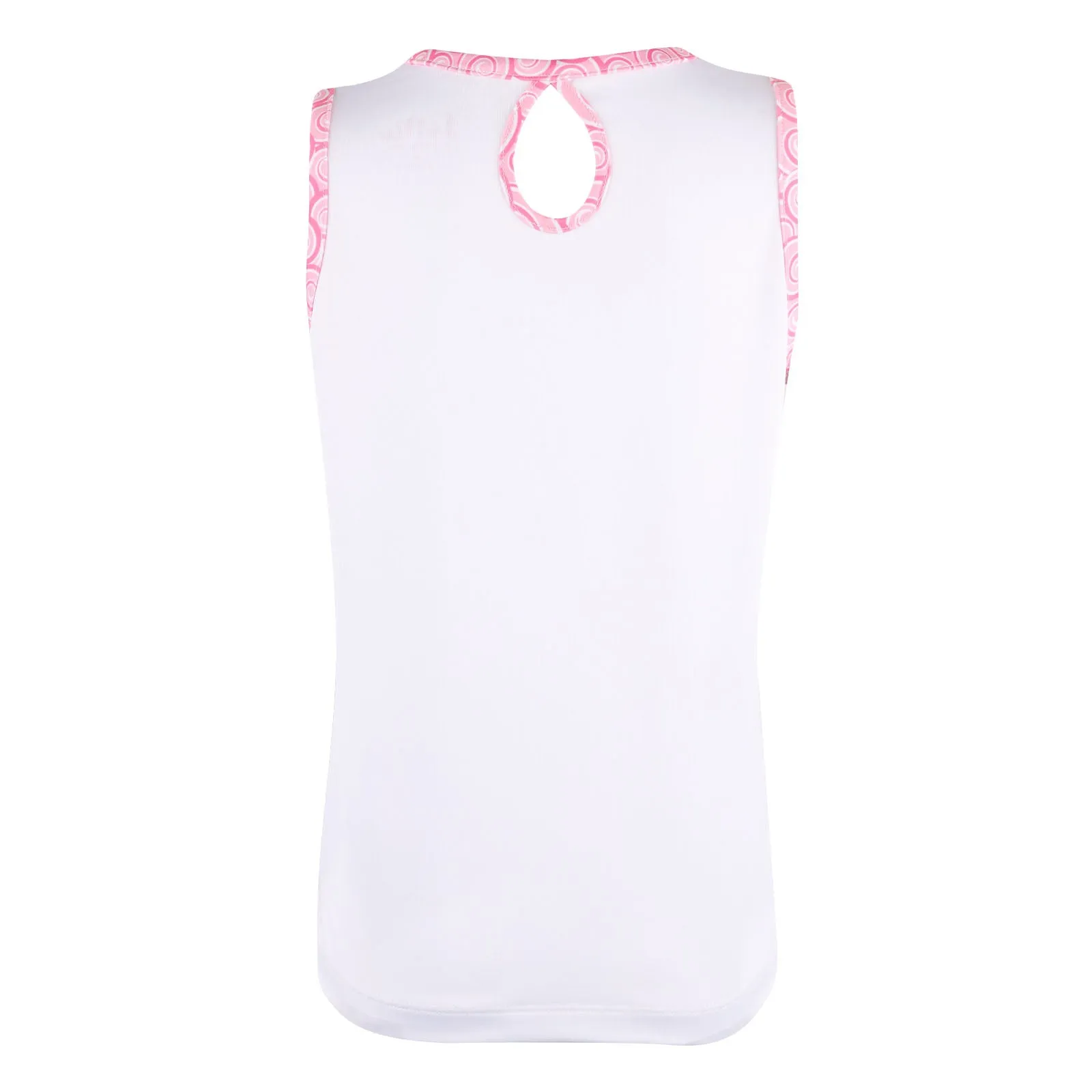 Sweet Shop White Keyhole Tank