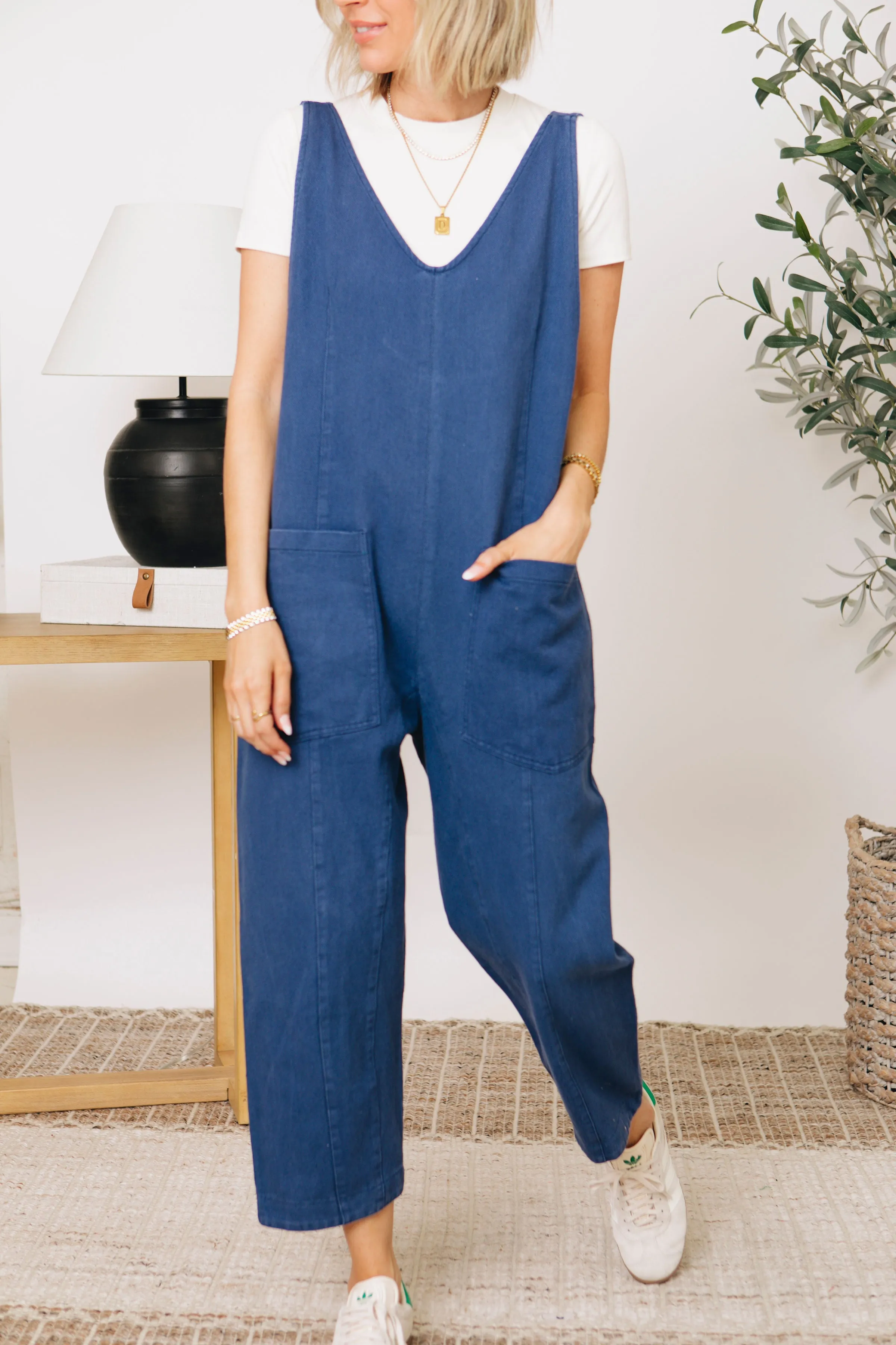 The Waymaker Denim Jumpsuit (S-3XL)