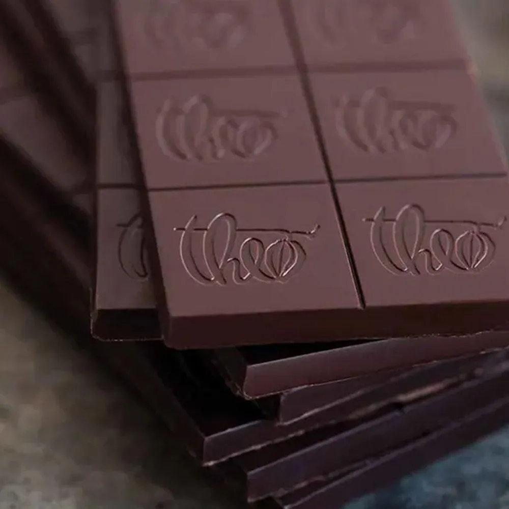 Theo Dark Chocolate Salted Almond Bar