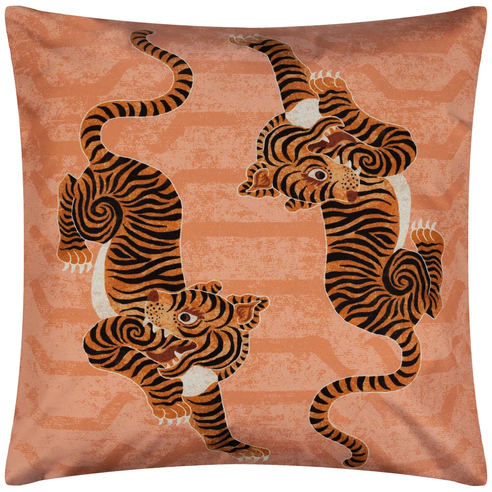 Tibetan Tiger Outdoor Cushion Coral