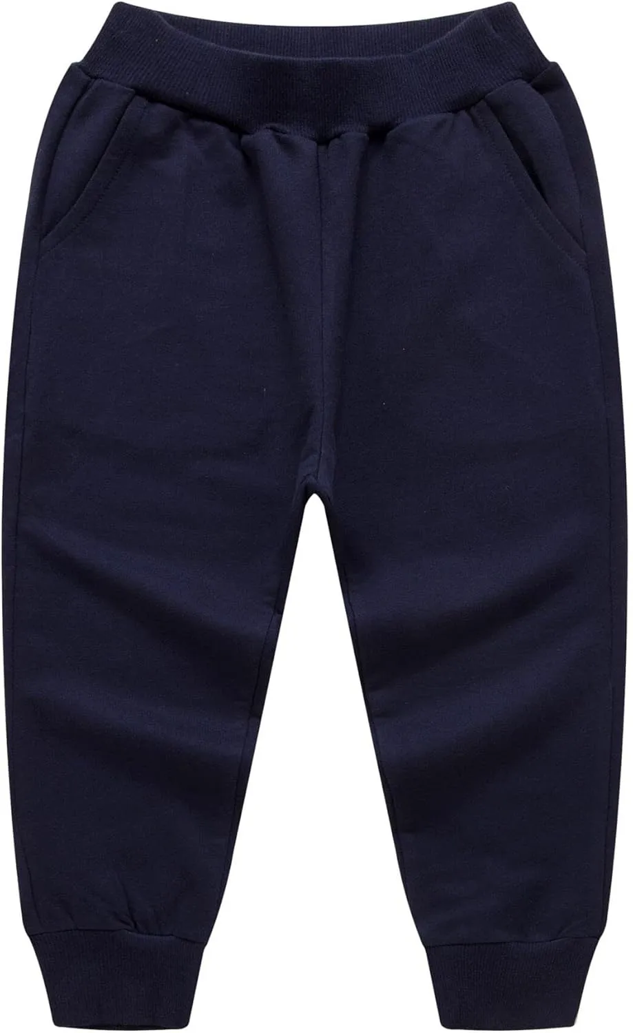 Toddler Baby Boy's Pull On Cotton Jogger Pants Stretch Knit Pants Infant Girls Athletic Sweatpants Bottoms
