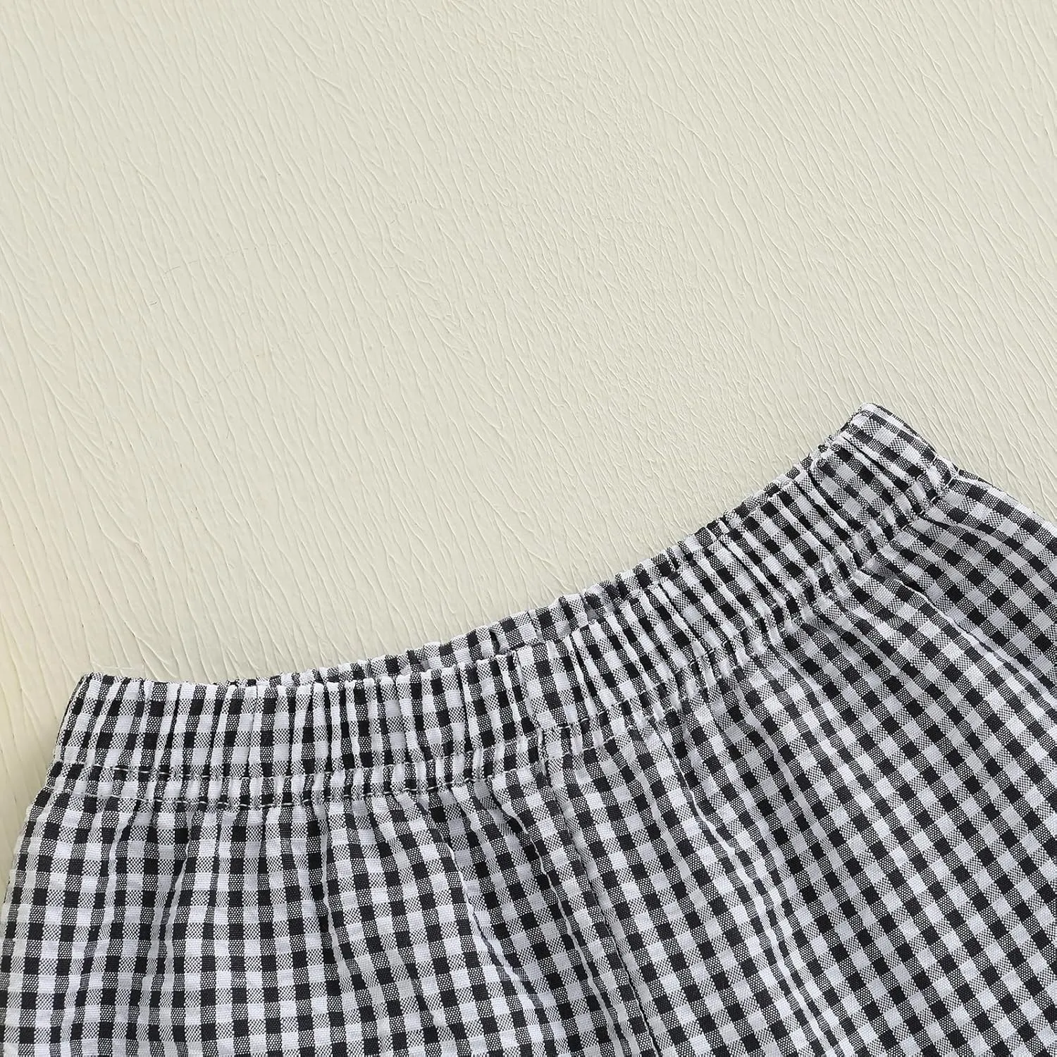 Toddler Baby Girl Boy Cotton Linen Pants Plaid Elastic Jogger Gingham Lantern Long Pants Summer Fall Harem Pants