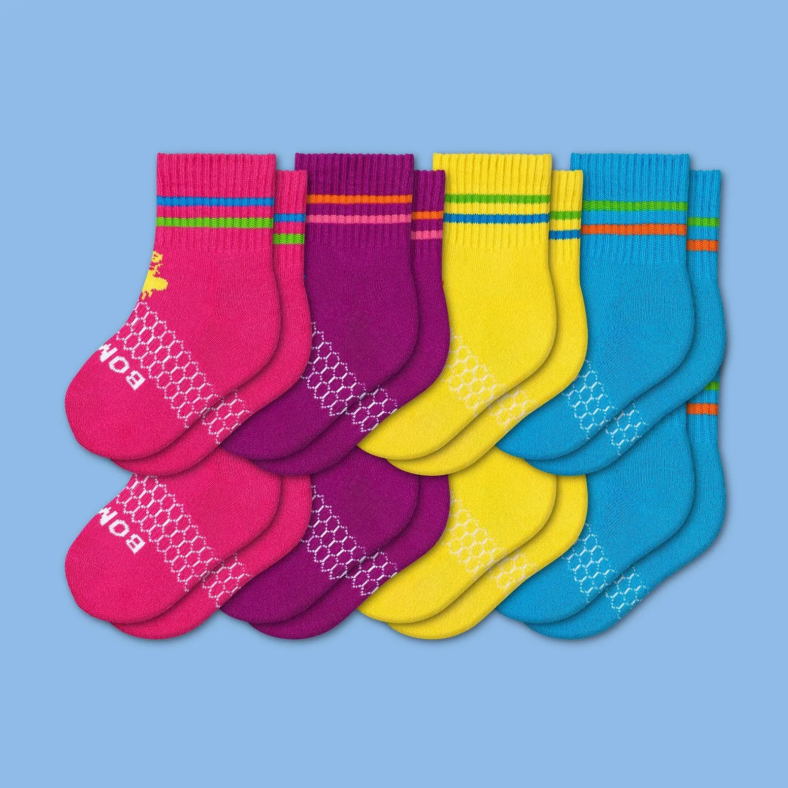 Toddler Bright Calf Sock 8-Pack