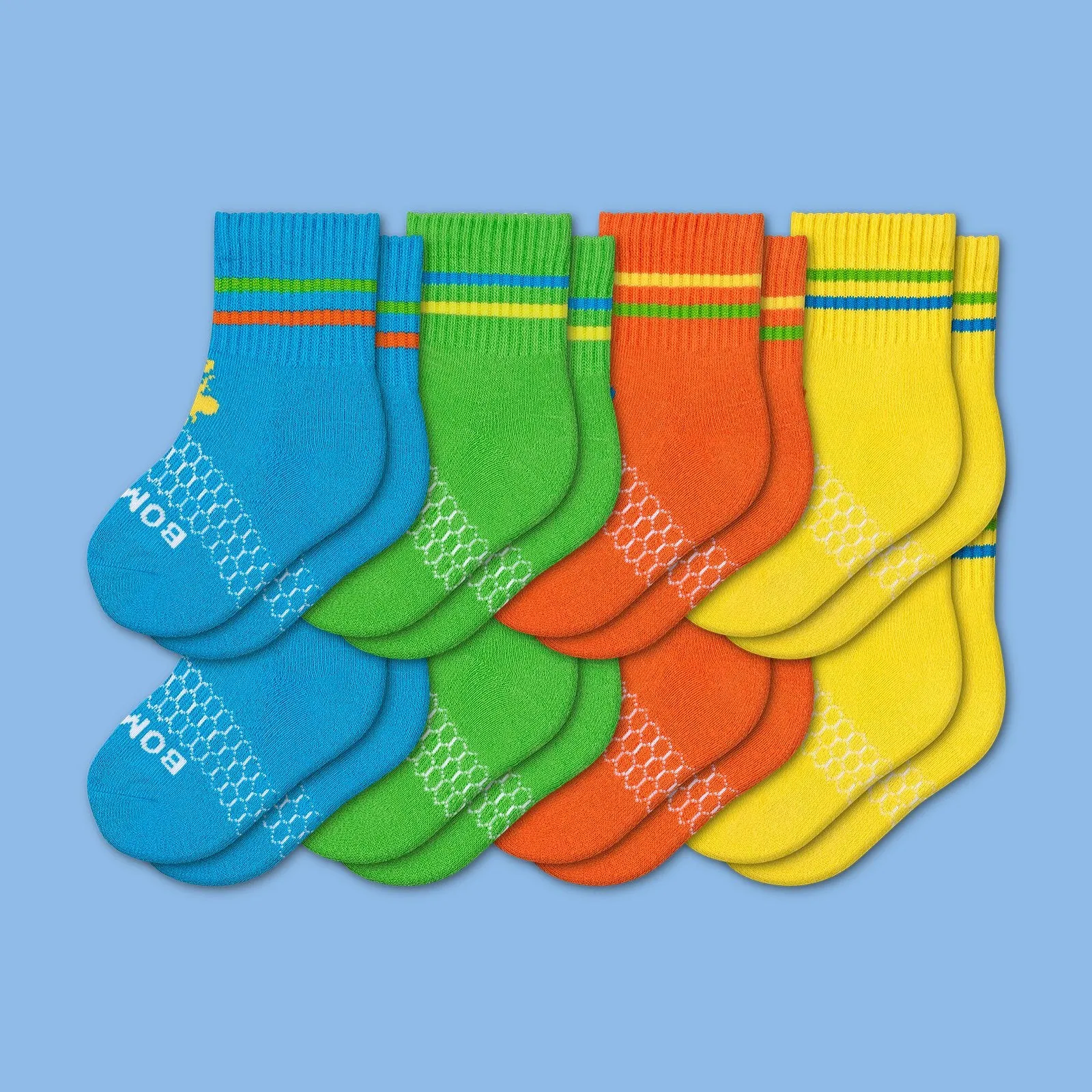 Toddler Bright Calf Sock 8-Pack