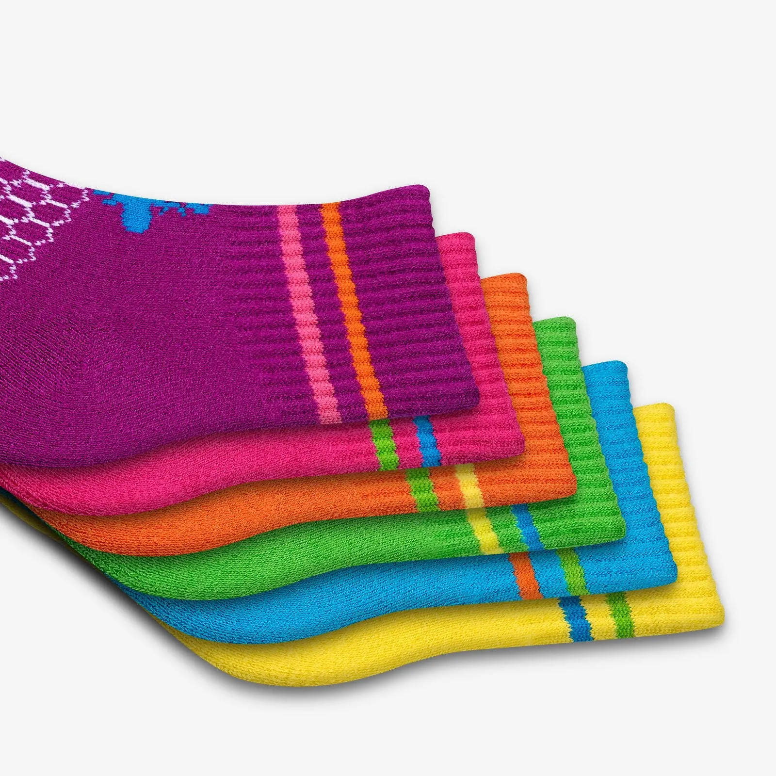 Toddler Bright Calf Sock 8-Pack