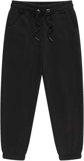Unisex Kids Base Solid Sweatpants Boys and Girls Soft Warm Brushed Casual Athletic Pull on Jogger Pants with Pockets