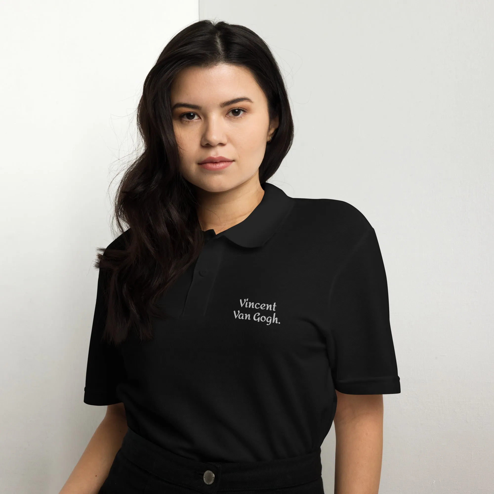 Vincent Van Gogh Embroidered Polo Shirt