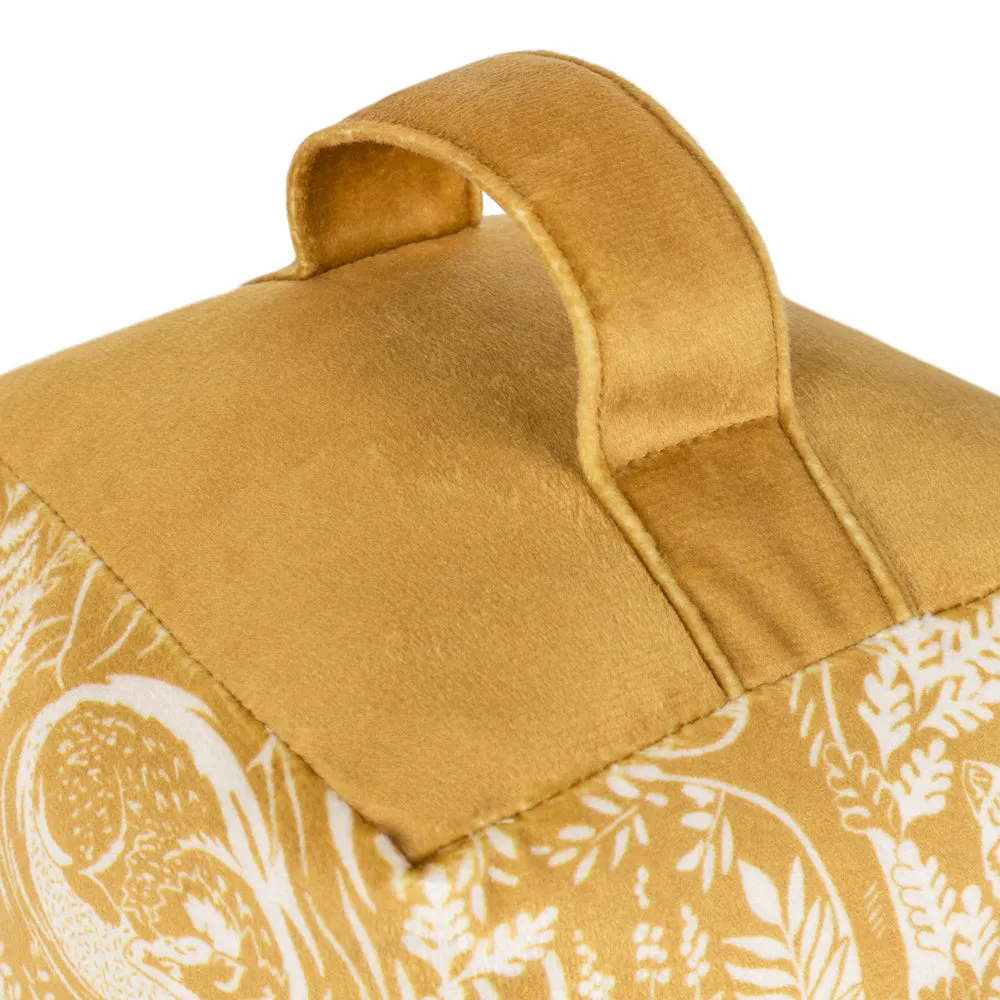 Winter Woods Door Stop Ochre