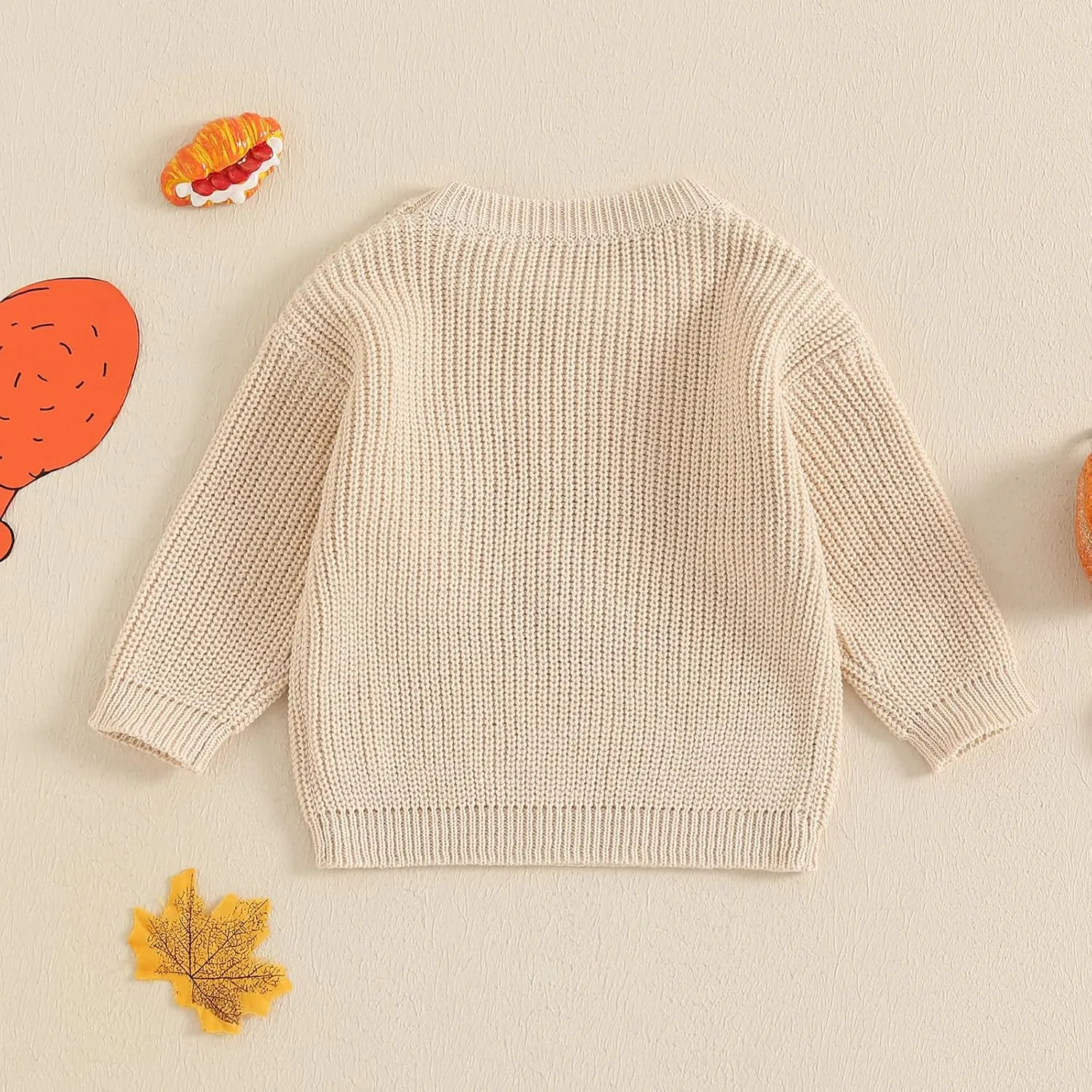 YINGISFITM Halloween Baby Girl Boy Outfit Toddler Thanksgiving Halloween Sweater Knit Sweaters Fall Winter Clothes