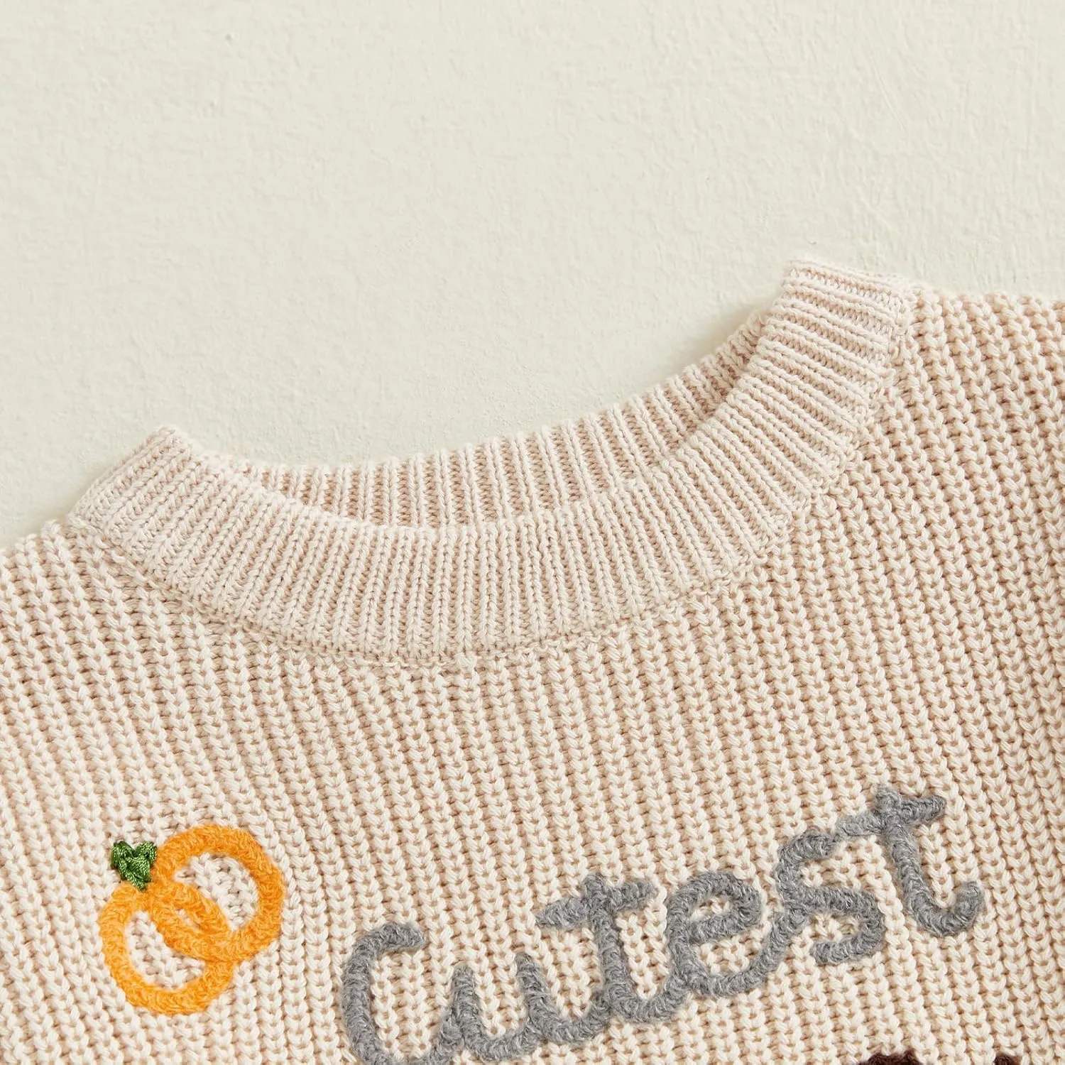YINGISFITM Halloween Baby Girl Boy Outfit Toddler Thanksgiving Halloween Sweater Knit Sweaters Fall Winter Clothes