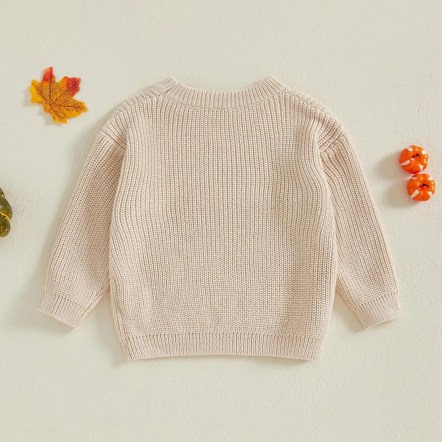 YINGISFITM Halloween Baby Girl Boy Outfit Toddler Thanksgiving Halloween Sweater Knit Sweaters Fall Winter Clothes