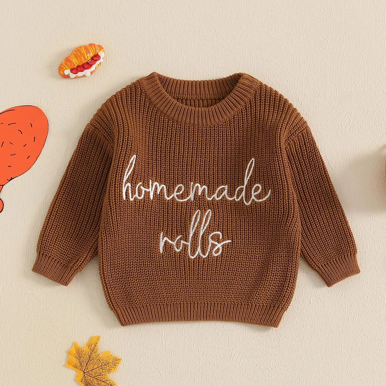 YINGISFITM Halloween Baby Girl Boy Outfit Toddler Thanksgiving Halloween Sweater Knit Sweaters Fall Winter Clothes