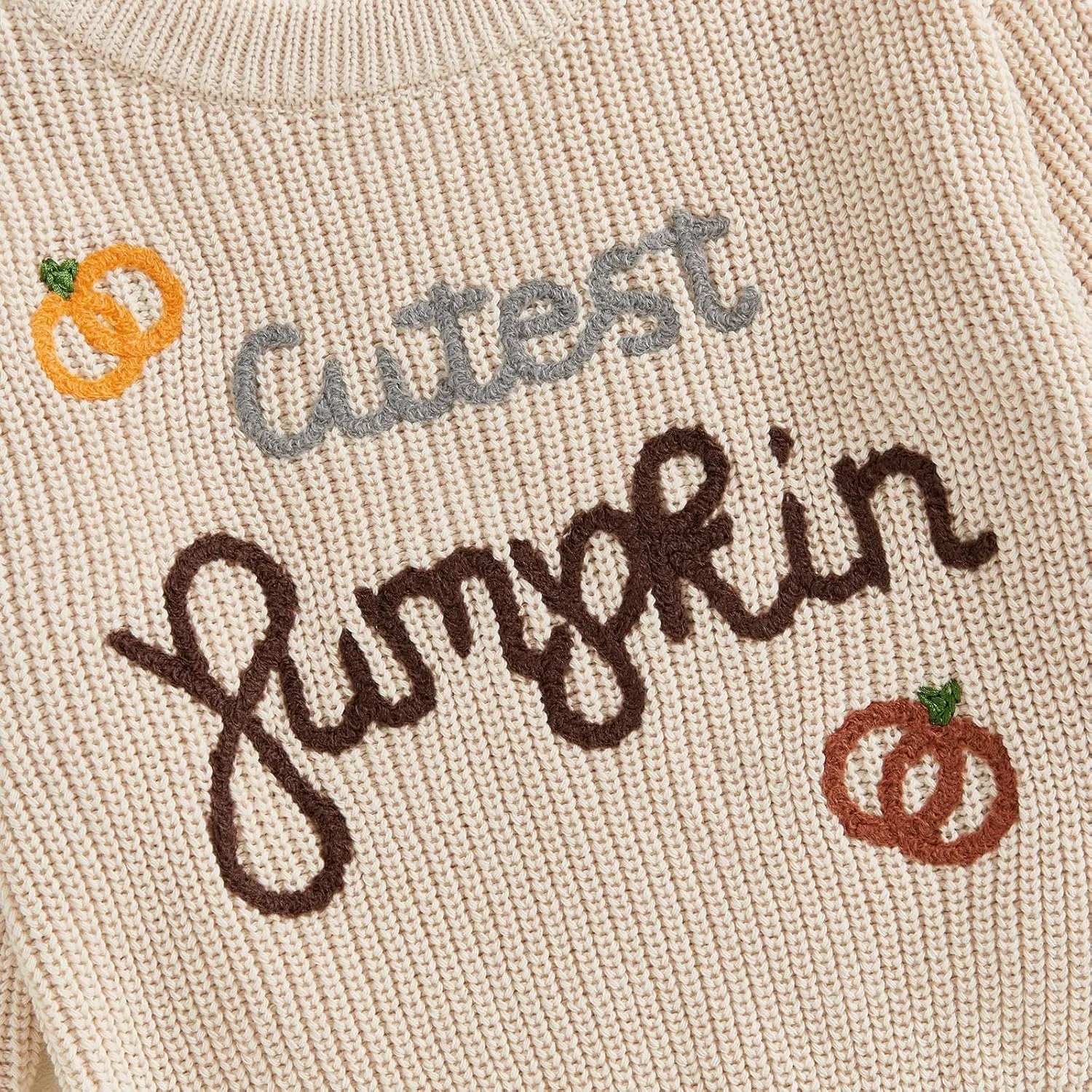 YINGISFITM Halloween Baby Girl Boy Outfit Toddler Thanksgiving Halloween Sweater Knit Sweaters Fall Winter Clothes
